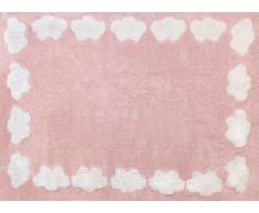 Aratextil Nuage Tapis Enfant, Coton, Rose, 120Â x 160Â cm