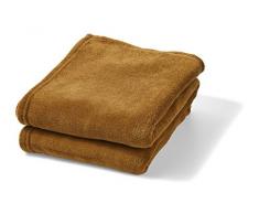 Dutch Decor Micro Plaid, Polyester, Argile, 150Â x 200Â cm