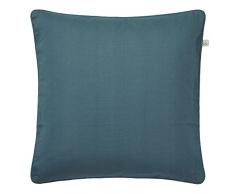 Dutch Decor Coussin Java, Coton, Ãmeraude, 50Â x 50Â cm