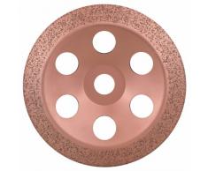 Bosch 2608600365 Meule assiette Carbure 180 x 22,2 mm ; grain fin, surface bombée Surface de travail bombée, 1 pièce