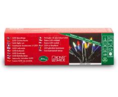 Konstsmide 6300-500 Mini Guirlande 10 LED Multicolores Retro Design + Câble Vert 230 V