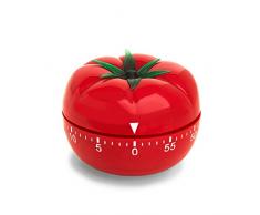 ADE TD1607 Minuterie de Cuisine mécaniquement, Plastique, Rouge, 6,5 cm