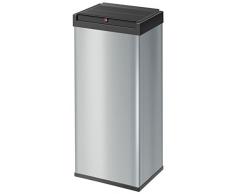 Hailo Big-Box Poubelle rapide Ã utiliser, MÃ©tal, Argent, 52 L