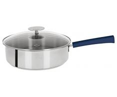 Cristel - S24MEBE- Sauteuse inox 24cm + couvercle - anti-adhÃ©rent Exceliss+ Collection Mutine