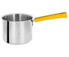 Cristel -CHG14MJ - Casserole haute graduée inox 14cm - Collection Mutine.