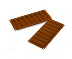 silikomart 26.184.77.0065 Moule à Chocolat My Snack, Silicone, Marron, 32,5 x 12,5 x 2 cm