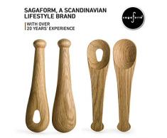 Sagaform 5017867 Couverts à Salade Chêne