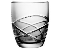 Crystaljulia 4324 Verres Ã Whisky en Cristal au Plomb, Poli, 6 Lot de 320 ML