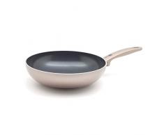 GREENPAN CAMBRIDGE CC000792-001 PoÃªle Wok Aluminium, Bronze, 28cm