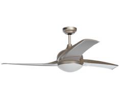 Westinghouse 7815540 Wave Form Ventilateur de plafond R7s 80 W Métal Titane