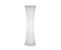 Reality, Lampadaire, Gravis 2xE27, max.40,0 W Tissu, Blanc, Corps: metal, Blanc Ã:35,0cm, H:123,0cm IP20,Interrupteur pied