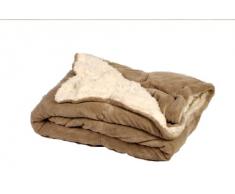Comptoir du Linge MOU13TAU Plaid Microfibre 130 x 180 cm Taupe