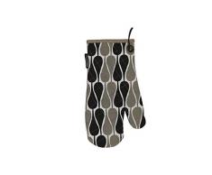 Manostiles Danish Design Co. Gant de Cuisine, Noir/Gris, Taille Unique