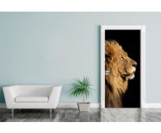 Bilderdepot24.de 1146322 Porte Motif Grand Lion Africain 90 x 200 cm, Autocollant