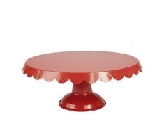 Contento 672241 Pauline Plat Ã Tarte Plastique Rouge 25 x 10,5 x 10 cm