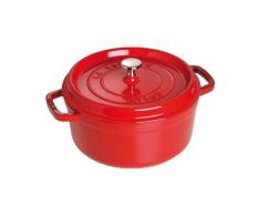 Staub 1102406 Cocotte Ronde Cerise 24 cm