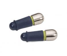 Joseph Joseph BarWise Lot de 2 bouchons Ã fermeture par rotation pour bouteille de vin - Bleu