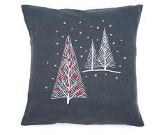Vervaco Kit Coussin Ã Broder Arbres de NoÃ«l