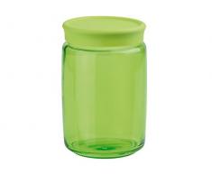 BORMIOLI ROCCO 1241814 Giara Vase en pulvérisé, 1 lt, Verre/Plastique, Noir/Vert