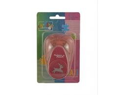 Vaessen Creative Perforatrice de Papier, Taille L, Cerf, Pour Projets DIY, Scrapbooking, Création de Cartes et Plus