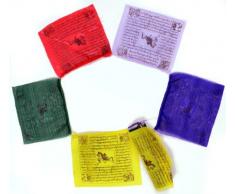 Buddhafiguren Drapeaux De Prière Tibétain Bouddhiste 6 M-25 Flags Drapeau Fine