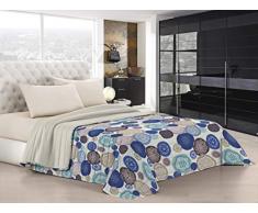 Italian Bed Linen Couette dâété « Fantasy », Microfibre, murrine, 1 Place et Demie