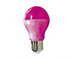 Vision-EL 773894 Ampoule LED E27 Bulb 10W, Aluminium/PC, 10 W, Rose