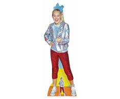 Star dÃ©coupes Ltd JoJo Siwa LifeSize LivrÃ© avec Un Dessus de Table dÃ©coupÃ©, Carton, Multi Couleur, 3Â x 60Â x 172Â cm