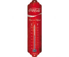 Nostalgic-Art 80310 Coca-Cola Logo Red Wave Thermomètre