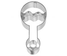 Birkmann Emporte-piÃ¨ce en Forme de bÃ©bÃ© Hochet, 7,5Â cm, Plastique, Gris, 5Â x 3Â x 2Â cm