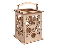 Rayher Lanterne en b.Licorne a.poig,FSCMixCred, nature, 3x15,3x26,5cm,15 parties, boÃ®te 1kit
