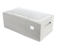 Idehome Platinum MR161 696a Housse DE Rangement Saison IPV3 PPNW, Synthétique, Taupe, 49,5 x 16,75 x 91,5 cm