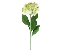 Better & Best Fleur de Hortensia Artificielle Grande, Tissu et Plastique, Vert, 56Â x 18Â x 18Â cm