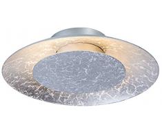 Nino Leuchten - Lumière de Plafond du LED Nino 62140644 Domestique éclairage Couloir 6 Watts Lampe de métal de Couleur Argent 480 Lumen Ø 22.00 cm 3000 Kelvin