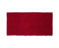 Sealskin Badteppich Twist Rot Tapis de Bain, Tissu, 120 x 60 x 3 cm