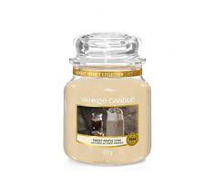 Yankee Candle bougie jarre parfumée, taille moyenne, Chaï au sirop dérable, Collection Farmers Market