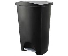 JJA 117056 Poubelle Ã PÃ©dale Noir 42 L