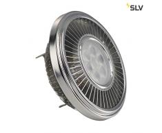 SLV 551602 G5.3 15 W 2700 K 30 ° en métal AR111 LED Cree xt-e nv-reflector Lampe, argenté/transparent