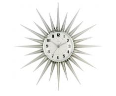 Acctim - 21767 - Horloge Murale Stella Starburst - Couleur Argent (Import Grande Bretagne)