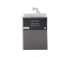 douceur dintÃ©rieur drap plat 2 personnes 240x300 cm polycoton uni actually noisette +p. bourdon