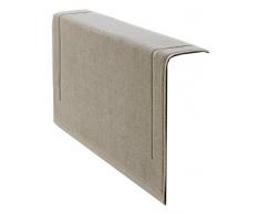 De Witte Lietaer 180858 Contessa Luxe Tapis de Bain Rectangulaire Coton Taupe 60 x 100 cm