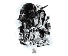 Star Wars 40Th Anniversary (Montage) 61 x 91.5 cm Maxi Poster