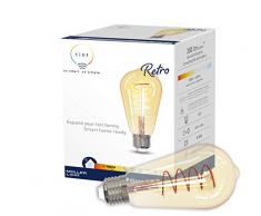 MÃ¼ller-Licht Ampoule LED rÃ©tro Edison Bulb Gold, blanc + ambiance (blanc 1800-6500 K) IntensitÃ© variable 5,5 W Zigbee fonctionne avec Amazon Alexa