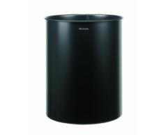 Brabantia 181443 Corbeille à Papier 15 L Matt Noir