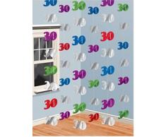 6 Guirlandes Verticales 30 ans