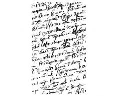 Rayher tampon en silicone motif Ã©critures anciennes ÂÂ tampon transparent 9 x 15 cm ÂÂ tampon scrapbooking pratique ÂÂ couleur : transparent