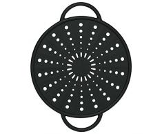 Emsa SMART KITCHEN Couvercle anti-projections, passoire, en silicone, 21 cm anthracite