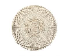 Zeller Set de Table en PVC, 41 cm, PVC, Or, 41 cm