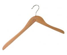 Wenko 15100055100 Cintre galbÃ© Job cintre VÃªtements Ã Forme du Corps en Bois, 45 cm