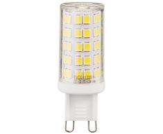 Les emos zq9541Â A + +, ampoule LED Classic JC, blanc neutre, verre, 4,5Â W, G9, transparent, 1,6Â x 5,1Â cm